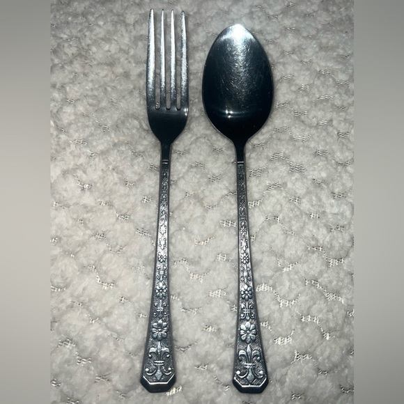Interpur Stainless Steel Silverware Flatware Korea Dinner Spoon/Dinner Fork - Picture 1 of 2